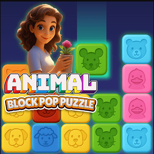 Animal Block Pop Puzzle