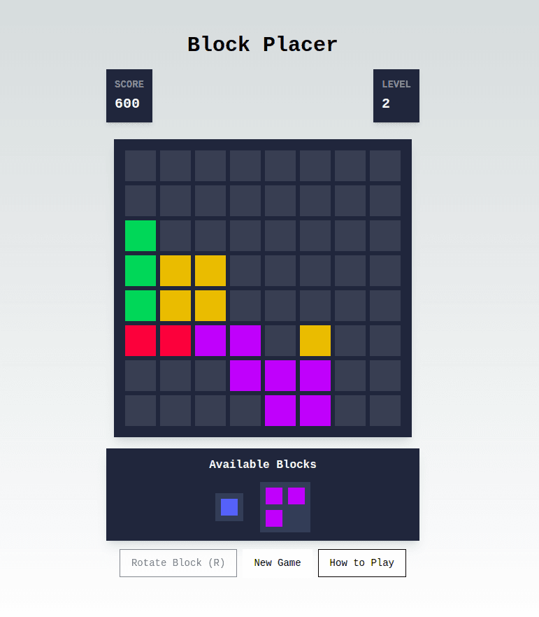 Block placer